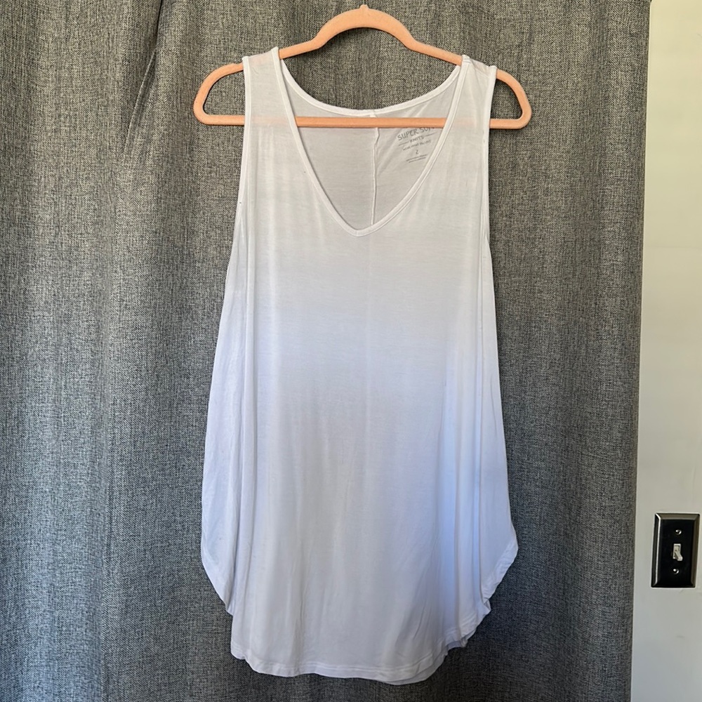 Torrid Supersoft white tank/tunic, size 2 (18ish)